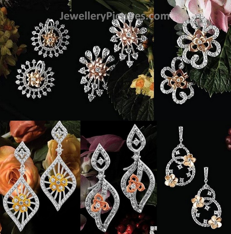 Tanishq Diamond Studs - Jewellery Designs