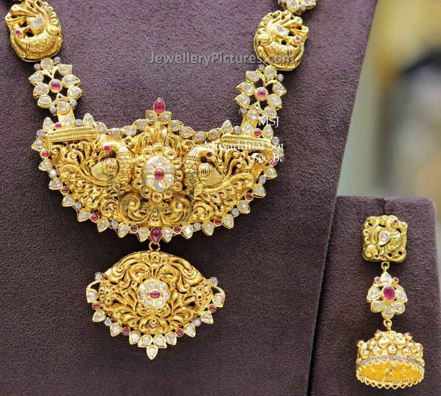 Nakshi Pachi bridal jewellery haram