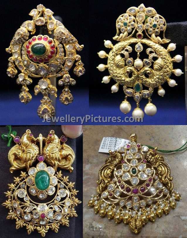peacock pacchi antique pendants