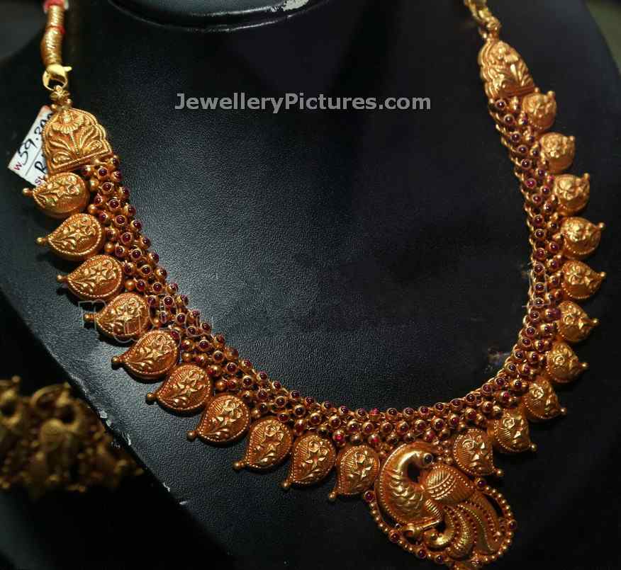 Gold Mango Mala Designs - Jewellery Designs