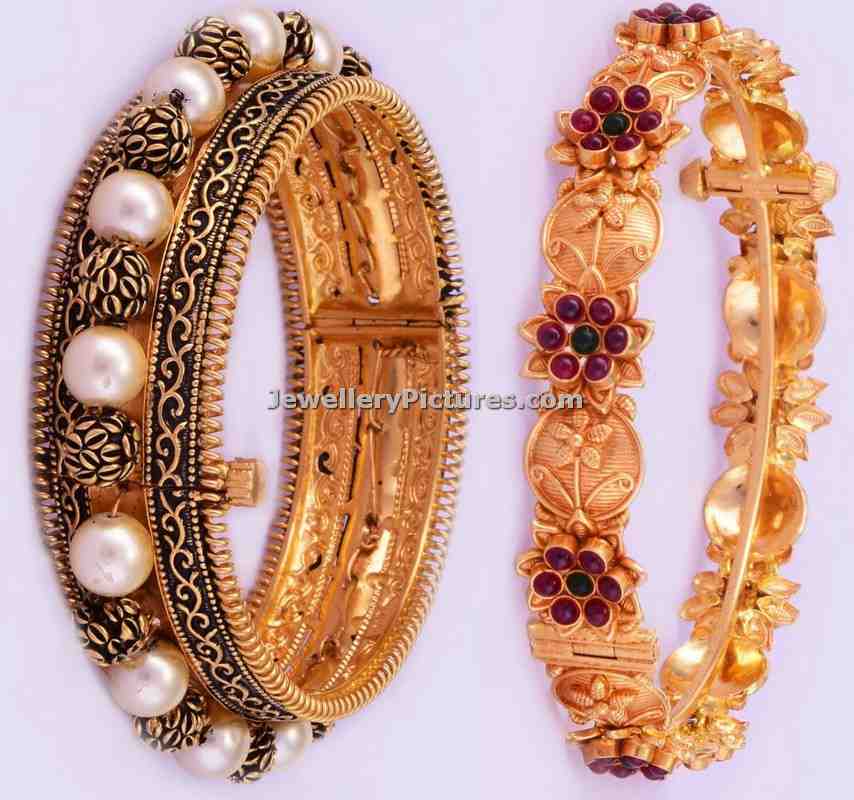 Gold Bangle Designs Bhima Jewellers - Jewellery Designs