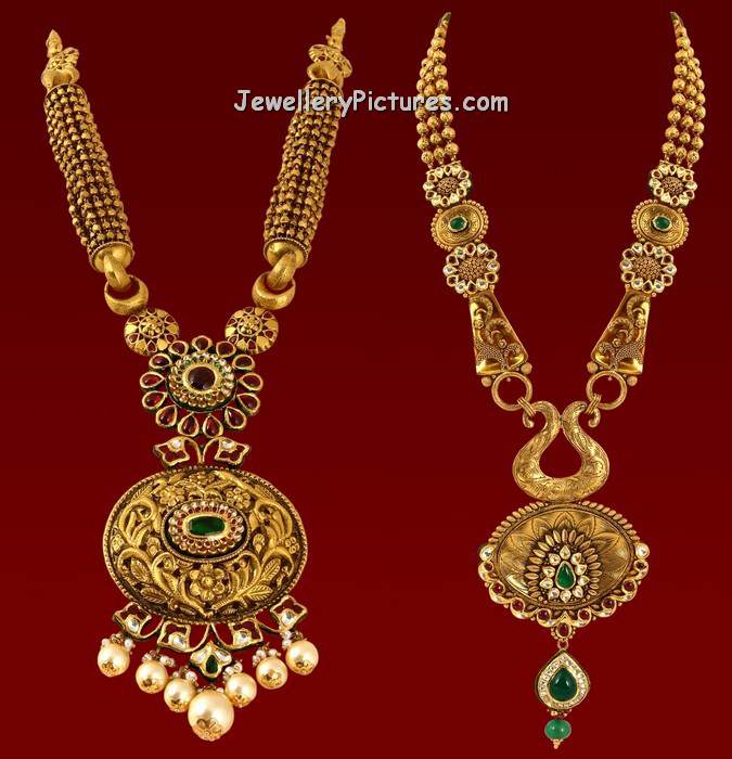 Antique Long Haram Designs - Jewellery 