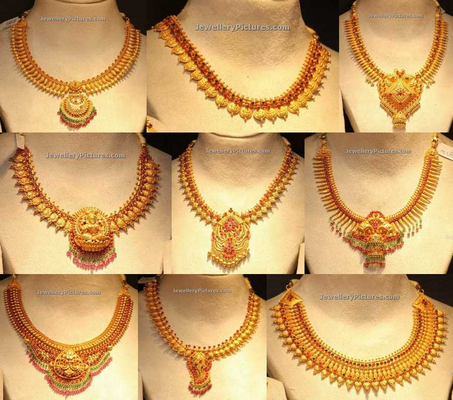 Gold Necklace Latest Indian Jewelry 