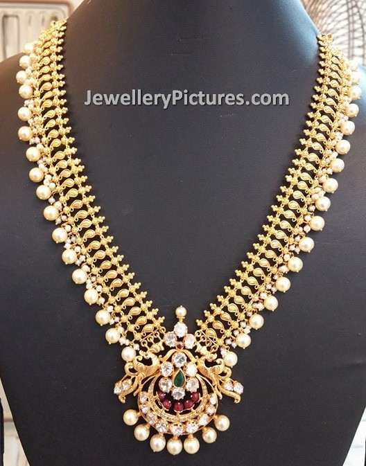 Gold Haram Designs - Jewellery Designs
