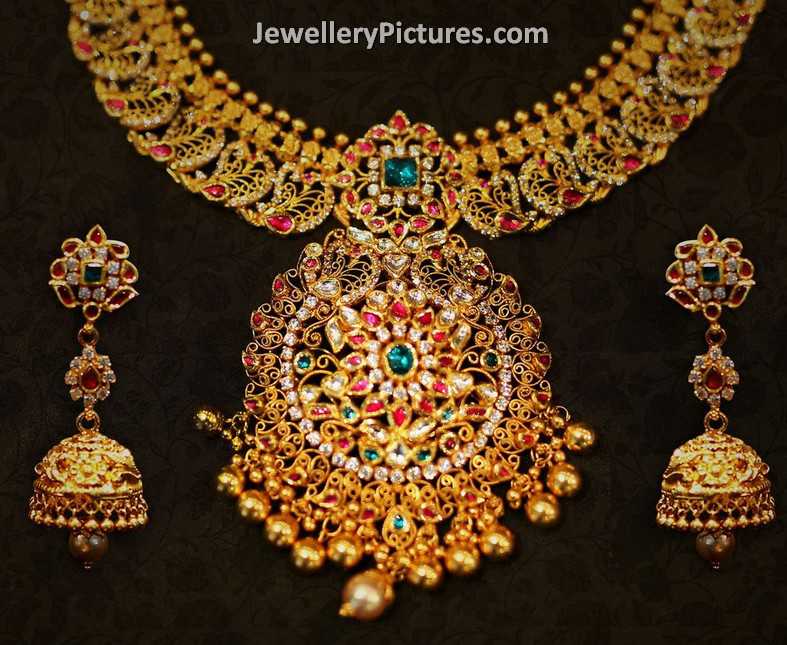 Latest Indian Jewellery Designs Necklace Set - Jewellery Designs