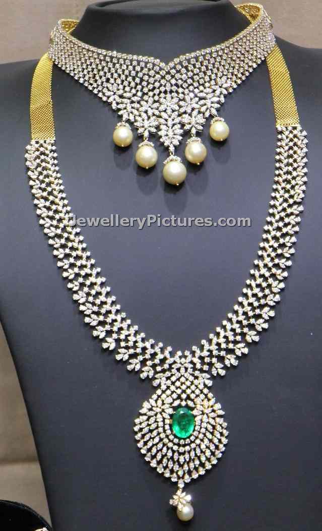 Diamond Haram Designs - Jewellery Designs