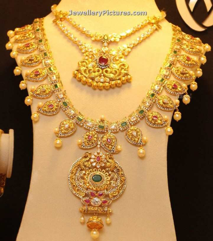 Mango Necklace in Joyalukkas - Jewellery Designs