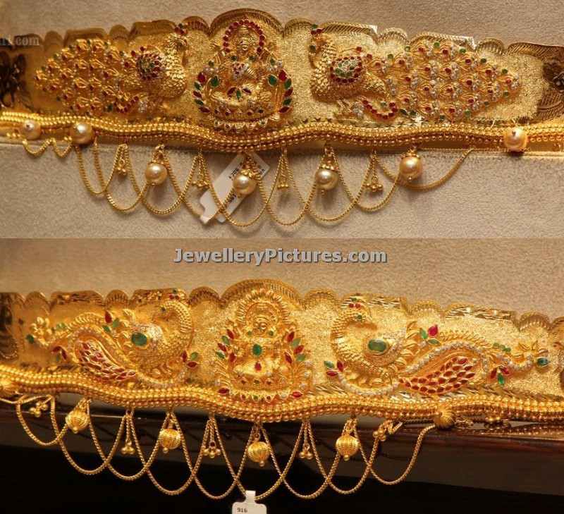 4 Gold Vaddanam Minimum Weight Designs - Jewellery Designs